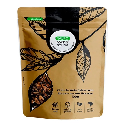 Cha de Anis Estrelado Natural Grupo Rocha 100g